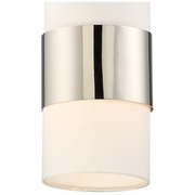 290-PN Crystorama Libby Langdon Grayson 1 Light Polished Nickel Mini Pendant