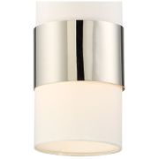 290-PN Crystorama Libby Langdon Grayson 1 Light Polished Nickel Mini Pendant