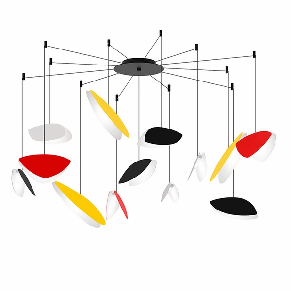 2907.25M Sonneman Papillons Sculptural 13-Light Swag LED Pendant