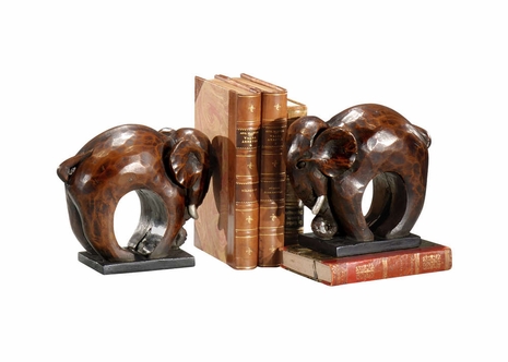 291420 Wildwood Lamps Elephant Bookends (Pair)