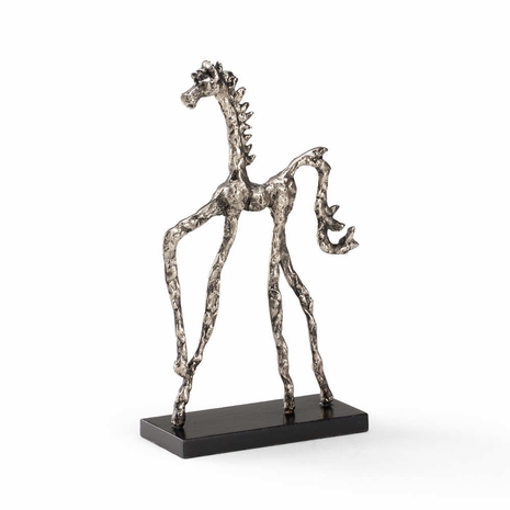 292510 Wildwood Wire Sculpture Cast Aluminum With Patina Horse