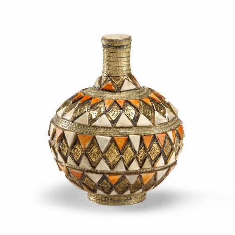 292581 Wildwood Lamps Stoppered Bottle in Hand Made And Decorated