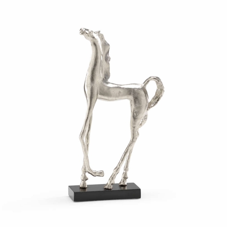 292620 Wildwood Cast Alloy Silver Trotting Horse