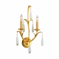 293-12-GL Corbett Lighting Prosecco 2 Lt. Wall Sconce with Gold Leaf Finish