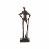 293875 Wildwood 12in. Metal Musing Golfer with Old Bronze Finish
