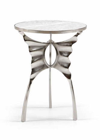 294221 Wildwood Lamps Butterfly Table - Marble Inset Finish