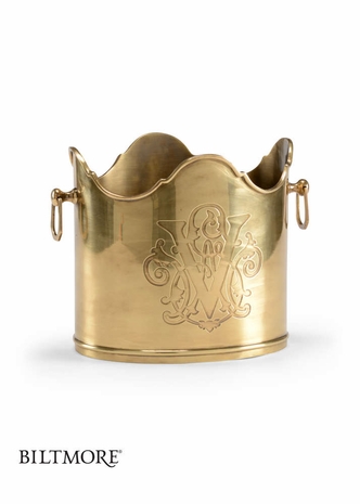 295530 Wildwood 9in. Vanderbilt Chiller - Brass with Hand Detailed/Antique Patina Finish