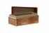 295604 Cheryl Luckett 5in. Hair On Hide/Metal Boxed in - Tan with Brass Finish