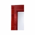 295837 Denise Mcgaha 54in. Hair On Hide/Wood Taurus Wall Mirror - Red with Plain Finish