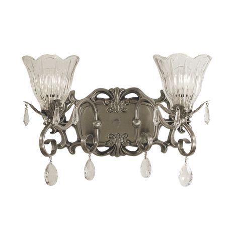 F-2962 Framburg 2-Light Brushed Nickel Liebestraum Sconce