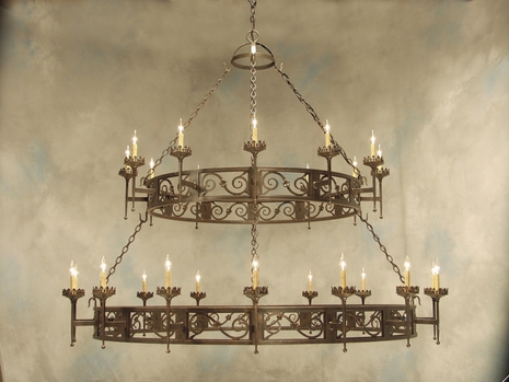 2A01-0844-84 2nd Ave Lighting Majella Chandelier