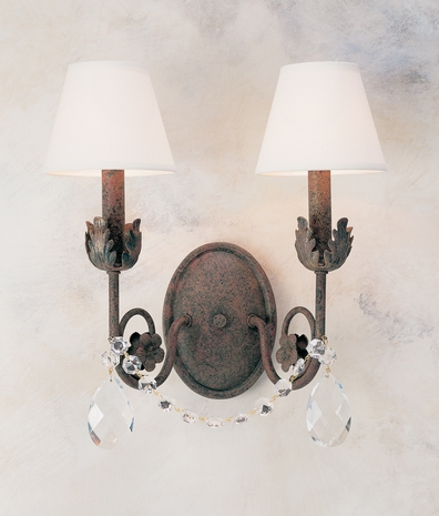 2A75806-2-X 2nd Ave Lighting Antonia Sconce W/crystal