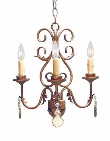 2A87400-18-CX 2nd Ave Lighting French Elegance W/crystal