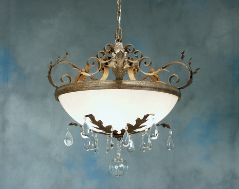 2A87940-30-X 2nd Ave Lighting Renaissance Pendant W/crystal