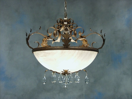 2A87940-40-X 2nd Ave Lighting Renaissance Pendant W/crystal