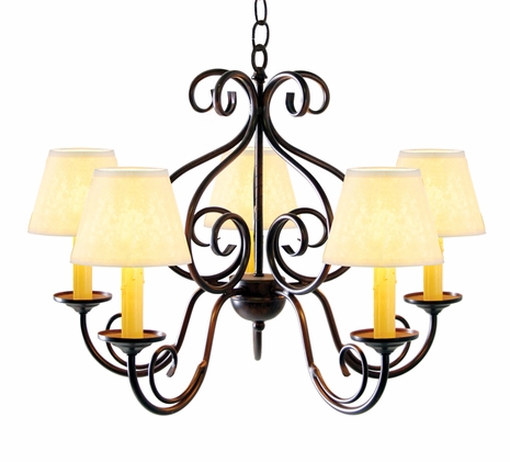 2A87948-24 2nd Ave Lighting Jenna Chandelier