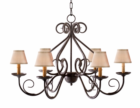 2A87948-36 2nd Ave Lighting Jenna Chandelier