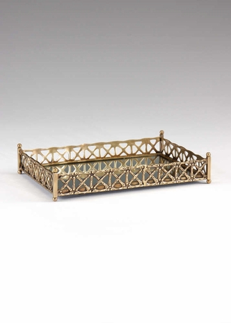 300236 Wildwood Lamps Mirrored Tray
