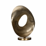 300811 Wildwood 25in. Cast Aluminum Mounted Shield with Antique Gold/Bronze Finish