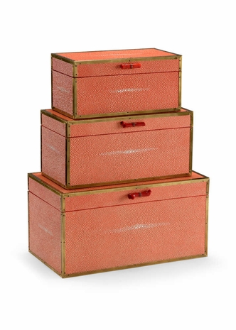 301058 Wildwood Cousteau Boxes - Coral (S3)