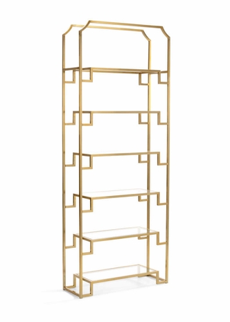 301067 Wildwood Hampton Shelf Unit  - Brass