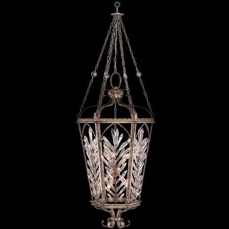 301140ST Fine Art Lamps Winter Palace 75 inch 10 Light Pendant