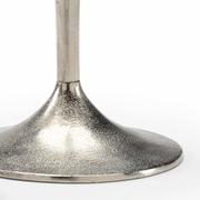 301161 Wildwood Aluminum Textured Nickel Luna Candlesticks (S3)
