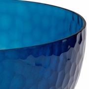 301230 Wildwood Shaved Glass Sapphire/Clear Bothnia Bowl - Sapphire