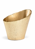 301258 Wildwood 8.5in. Aluminum Lawrence Champagne Chiller with Brass Plated Finish