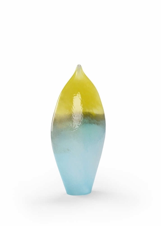 301387 Wildwood Glass Lemon/Blue Limeade Sculpture (Sm)