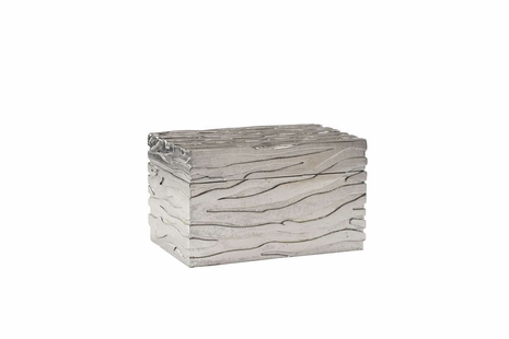 301434 Wildwood Wood Antique Silver Leaf Reynolds Box