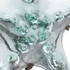 301569 Wildwood Glass/Iron Recycled Green/Rust Starfish (Lg)