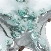 301569 Wildwood Glass/Iron Recycled Green/Rust Starfish (Lg)