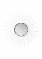 301600 Wildwood 52in. Stainless Steel/Acrylic Adriana Mirror with Polished Nickel/Clear/Plain Finish