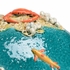 301664 Wildwood 12in. Ceramic Sea Sphere with Hand Sculpted/Multi Color Glazes Finish