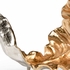 301827 Wildwood 14in. Aluminum Lush Leaf Sculpture (Med) with Antique Gold/Polished Nickel Finish