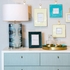 301929 Wildwood 10.5in. Aluminum/Glass Teal Frame with Antique Gold Enamel/Clear Finish