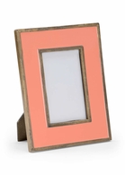 301952 Wildwood 10.5in. Aluminum/Glass Sockeye Frame with Salmon/Antique Gold Enamel/Clear Finish