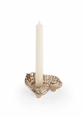 301968 Wildwood Aluminum Champagne Metal Petal Votive Holder