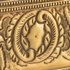 302054 Wildwood 5.5in. Linville Oaks Brass Box with Antique Finish