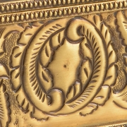 302054 Wildwood 5.5in. Linville Oaks Brass Box with Antique Finish