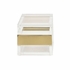 302239 Wildwood 4in. Brass Acrylic Box (Sm) with Clear/Brushed Finish