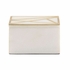 302285 Wildwood 3in. Metal Genesis Marble Box (Sm) with Natural White/Antique Gold Finish