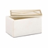 302285 Wildwood 3in. Metal Genesis Marble Box (Sm) with Natural White/Antique Gold Finish