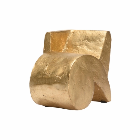 302310 Wildwood 3.5in. Cast Iron Misquote - Gold with Metallic Gold Finish