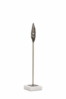 302313 Wildwood 15.5in. Cast Iron Fletcher (Sm) with Antique Brass/Bronze/Natural White Finish