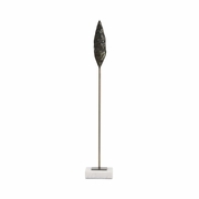 302314 Wildwood 18.5in. Cast Iron Fletcher (Lg) with Antique Brass/Bronze/Natural White Finish