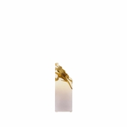 302330 Wildwood 8in. Acrylic Sybil Sculpture (Sm) with Smokey Gold Ombre Finish