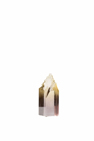 302330 Wildwood 8in. Acrylic Sybil Sculpture (Sm) with Smokey Gold Ombre Finish