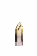 302331 Wildwood 12in. Acrylic Sybil Sculpture (Med) with Smokey Gold Ombre Finish